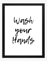 Fresh Start Reminder Art Print - Black