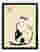 Matsumoto Hoji Cat Elegance Art Print - Black