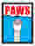 Cat Paws Parody Poster Art Print - Black