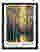 Klimt Golden Forest Art Print - Black