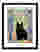 Henri Edmond Cross Black Cat Art Print - Black