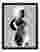 Monochrome Muse Art Print - Black