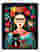 Frida’s Floral Muse Art Print - Black