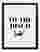Vintage Disco Direction Art Print - Black