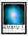 Blue Aura Glow Art Print - Black