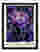 William Morris Purple Peony Art Print - Black