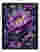 Morris-Inspired Purple Peony Art Print - Black