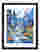 Blue Hour in New York Art Print - Black
