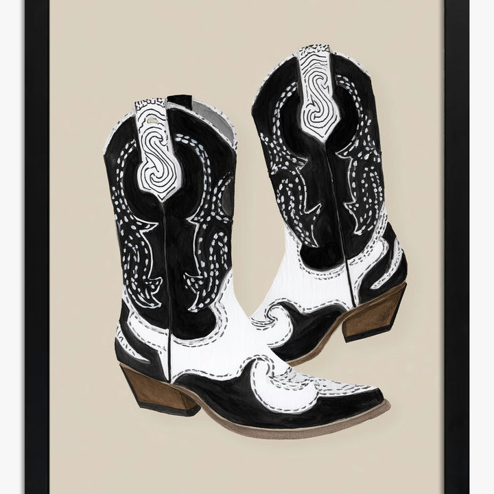 Láminas de botas vaqueras