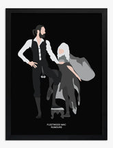 Timeless Pop Icons Art Print - Black