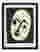 Matisse Black & White Mask Art Print - Black