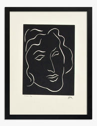 Matisse Florentine Lines Art Print - Black