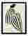 Striped Serenity Art Print - Black