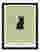William Morris Cat Willow Art Print - Black