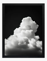 Cloud Reverie Art Print - Black