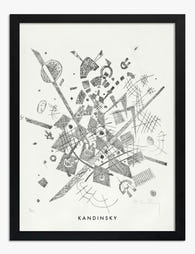 Kandinsky Small Worlds IX Art Print - Black