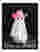 Pink Cowboy Ghost Art Print - Black