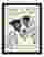 Playful Pup Sketch Art Print - Black