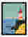 Coastal Beacon Art Print - Black