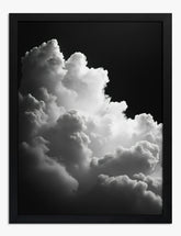 Midnight Cloud Reverie Art Print - Black