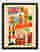 London Charm & Icons Art Print - Black