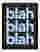 Blah Blah Modern Typography Art Print - Black