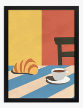 Morning Delight Art Print - Black
