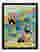 Playful Cats in Collioure Art Print - Black