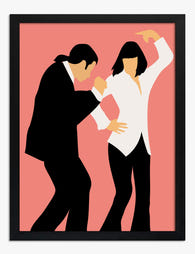 Dance Vibes Art Print - Black