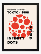 Kusamas Infinity Dots Art Print - Black