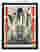 Metropolis Futurist Glam Art Print - Black