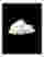 Midnight Cloud Glow Art Print - Black