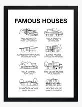 Iconic Homes Collection Art Print