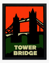 Ikonische London Bridge Kunstdruck