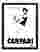 Retro Campari Chic Poster Art Print - Black