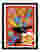 Festive Grill Gathering Art Print - Black