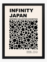 Kusamas Infinity Dots Art Print - Black