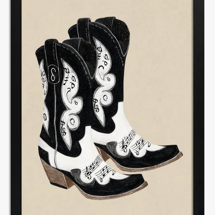 Láminas de botas vaqueras