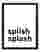 Bold Bathroom Quote Art Print - Black