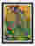 Klimts Wild Garden Art Print Black Frame