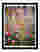 Klimts Night Garden Art Print Black Frame