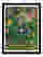 Klimts Floral Garden Art Print Black Frame