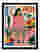 Matisse Inspired Elegance Art Print Black Frame