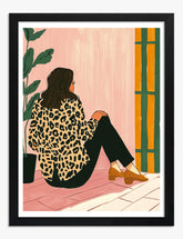 Matisse Style Elegance Art Print Black Frame