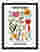 NYC Market Blooms Art Print Black Frame