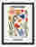 Copenhagen Market Floral Art Print Black Frame