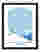 Ski the Mountains Art Print Black Frame