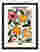Wild Oranges in Rome Art Print Black Frame
