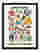 Columbia Flower Market Art Print Black Frame