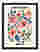Munich Market Flora Art Print Black Frame
